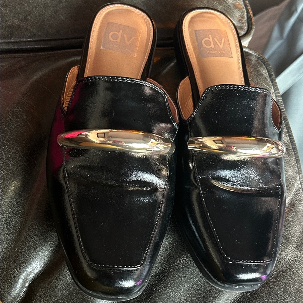 DV by Dolce Vita Black Slip-On Loafers. Size 9, In clean, new condition.